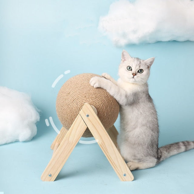 CleverCat Scratching Ball Toy