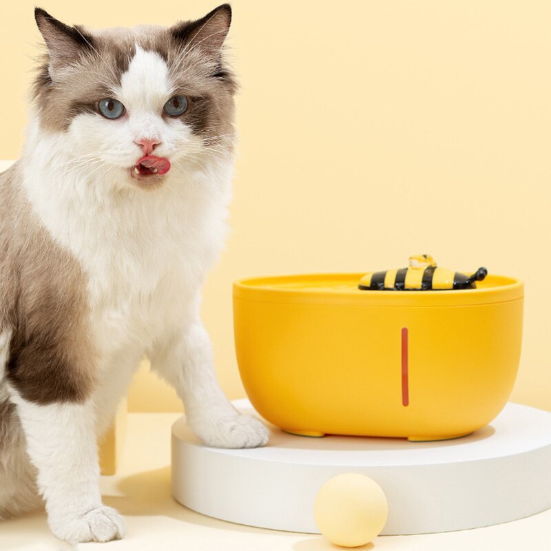 Cat Water Bee Fountain