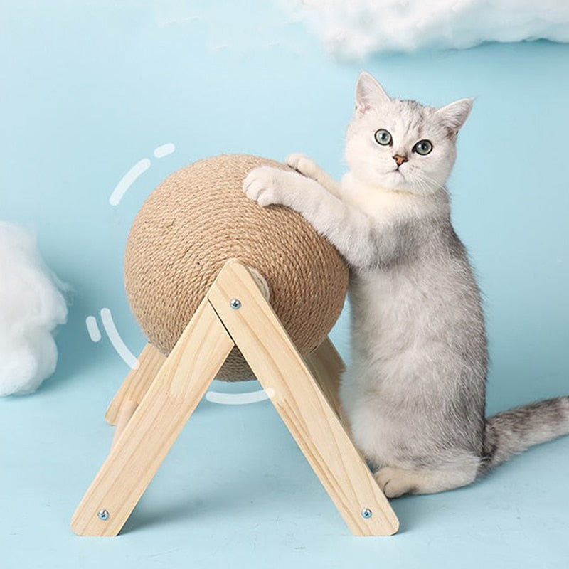 CleverCat Scratching Ball Toy