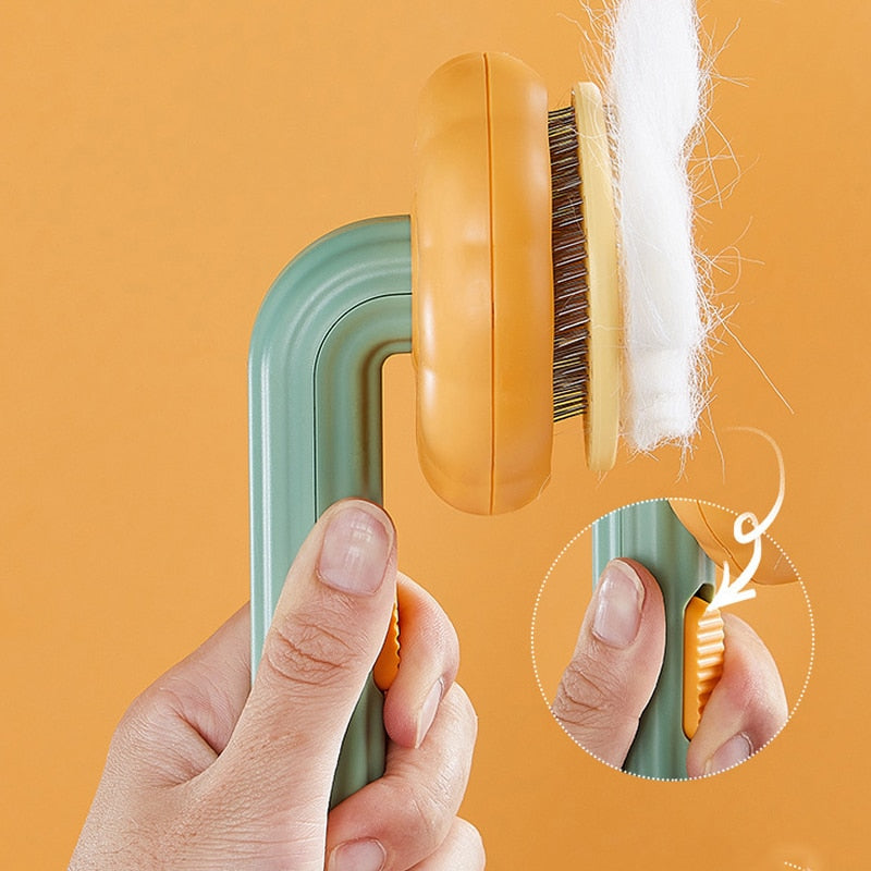 Cat Pumpkin Grooming Brush