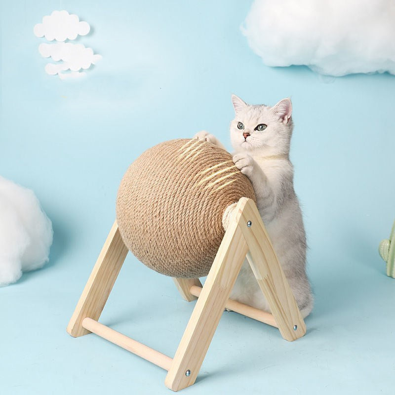 CleverCat Scratching Ball Toy