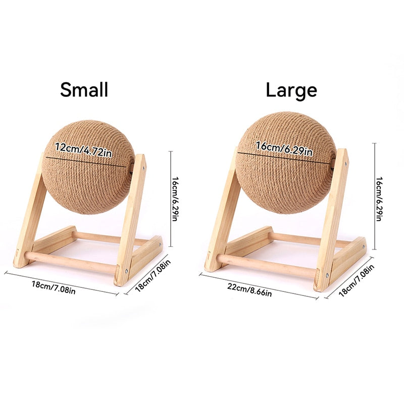 CleverCat Scratching Ball Toy