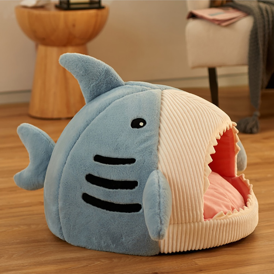 The Shark Cat Bed